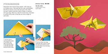Origami Dinosaurs Paper Block/64 Pg Book - Ono Mari [KSIĄŻKA]