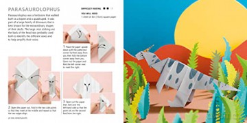 Origami Dinosaurs Paper Block/64 Pg Book - Ono Mari [KSIĄŻKA]