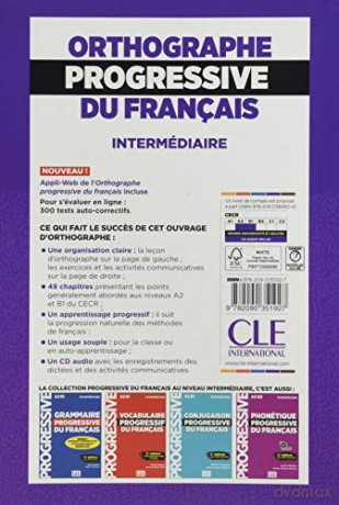Orthographe Progressive Du Francais Livr - Gilbert Furstenberg [KSIĄŻKA]