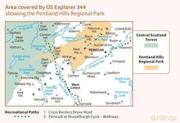 Os Active 344 Pentland Hills [KSIĄŻKA]