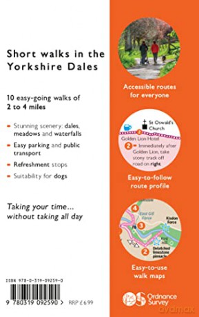 Os Short Walks Made Easy - Yorkshire Dal [KSIĄŻKA]