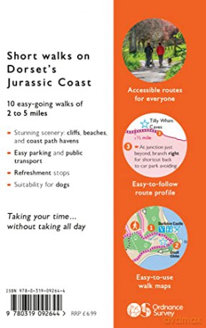 Os Short Walks Made Easy Dorsets Jurassi - Ordnance Survey [KSIĄŻKA]