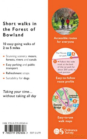 Os Short Walks Made Easy Forest Of Bowla - Ordnance Survey [KSIĄŻKA]