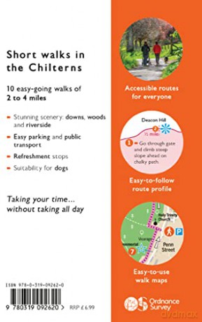 Os Short Walks Made Easy The Chilterns - Ordnance Survey [KSIĄŻKA]