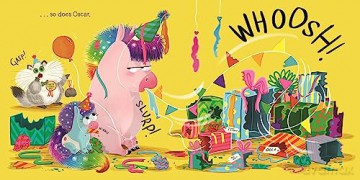 Oscar The Hungry Unicorn Eats Cake - Lou Carter [KSIĄŻKA]