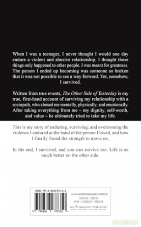 Other Side Of Yesterday My Account Of Ab - Spencer Hatch [KSIĄŻKA]