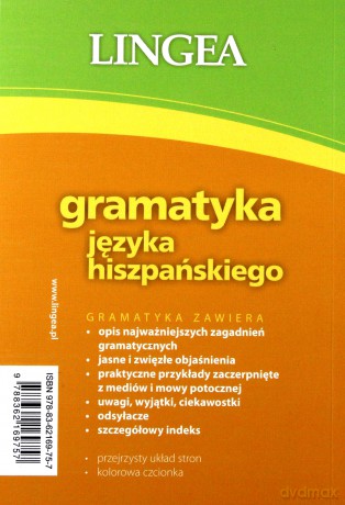 Gramatyka Języka Hiszpańskiego Z Praktycznymi Przykładami [KSIĄŻKA]