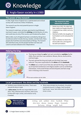 Oxford Revise Edex Gcse History Anglosax [KSIĄŻKA]