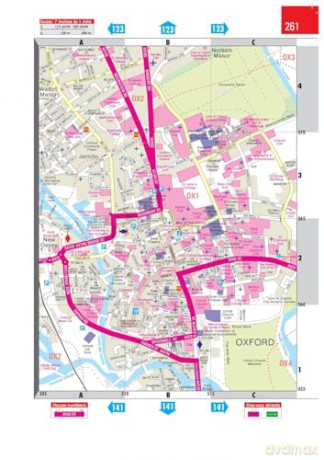 Oxfordshire Navigator Street Atlas Spira - Philips Maps [KSIĄŻKA]