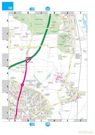 Oxfordshire Navigator Street Atlas Spira - Philips Maps [KSIĄŻKA]