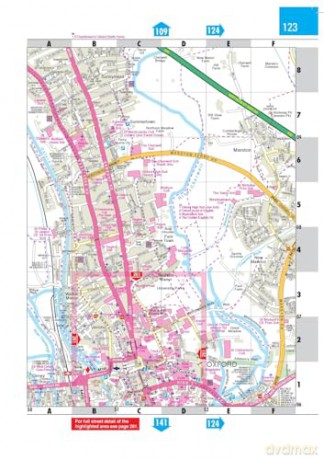 Oxfordshire Street Atlas Spiral - Philips Maps [KSIĄŻKA]
