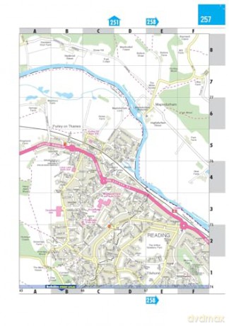 Oxfordshire Street Atlas Spiral - Philips Maps [KSIĄŻKA]