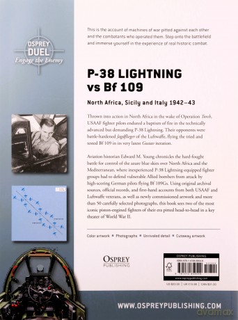 P 38 Lightning Vs Bf 109 - Edward M Young [KSIĄŻKA]