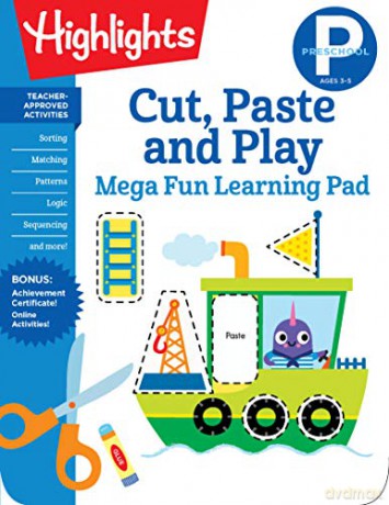 P Cut Paste Play Pad - Highlights Learning [KSIĄŻKA]
