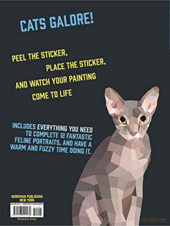 Paint By Sticker Cats [KSIĄŻKA]