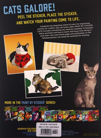 Paint By Sticker Cats [KSIĄŻKA]