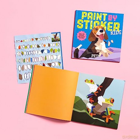Paint By Sticker Kids Pets [KSIĄŻKA]