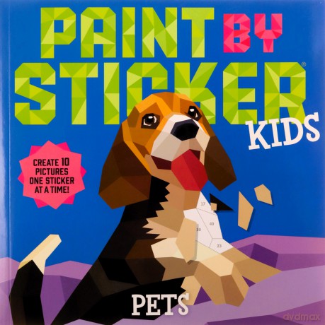 Paint By Sticker Kids Pets [KSIĄŻKA]
