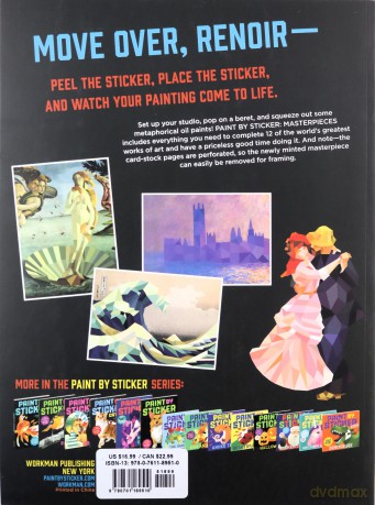 Paint By Sticker Masterpieces [KSIĄŻKA]