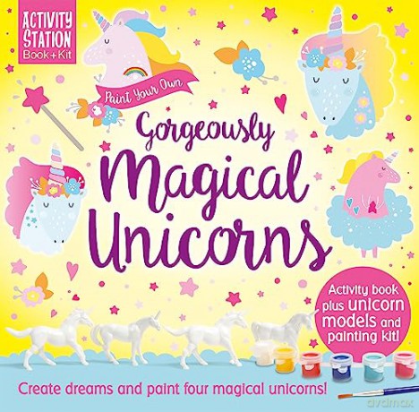 Paint Your Own Gorgeously Magical Unicor - Imagine That [KSIĄŻKA]