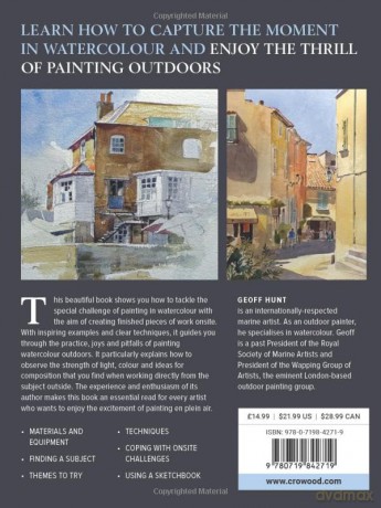 Painting Watercolour Outdoors - Hunt Geoff [KSIĄŻKA]