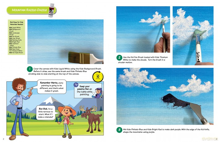 Painting With Bob Ross For Kids - Bob Ross [KSIĄŻKA]