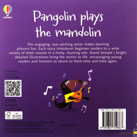 Pangolin Plays The Mandolin - Lesley Sims [KSIĄŻKA]