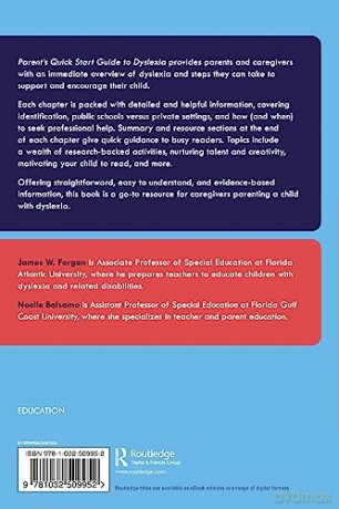 Parents Quick Start Guide To Dyslexia - James W. Forgan [KSIĄŻKA]