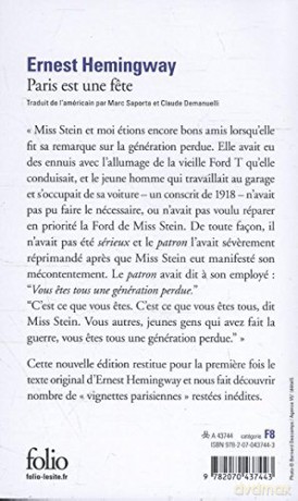 Paris Est Une Fete - Ernest Hemingway [KSIĄŻKA]