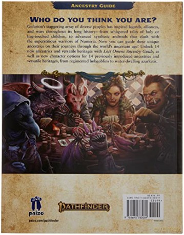 Pathfinder Lost Omens Ancestry Guide P2 - David Calder [KSIĄŻKA]