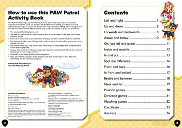 Paw Patrol Left Right Up Down Activity [KSIĄŻKA]
