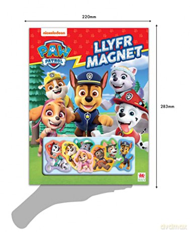 Paw Patrol Llyfr Magnet Book [KSIĄŻKA]