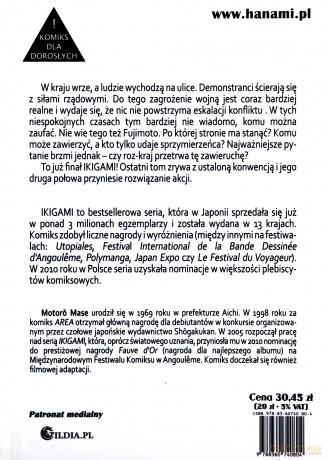 Ikigami 10 - Mase Motoro [KSIĄŻKA]
