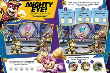 Paw Patrol Mighty Movie Sticker Activity - Paw Patrol [KSIĄŻKA]