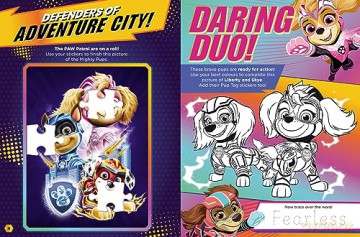 Paw Patrol Mighty Movie Sticker Activity - Paw Patrol [KSIĄŻKA]