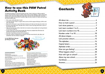 Paw Patrol Ready For School Activity Bk [KSIĄŻKA]