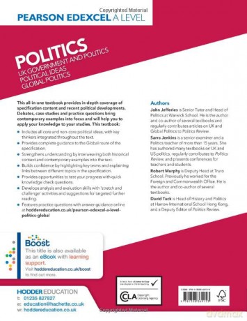 Pearson Edexcel A Level Politics 2nd Ed - David Tuck Sarra Jen [KSIĄŻKA]