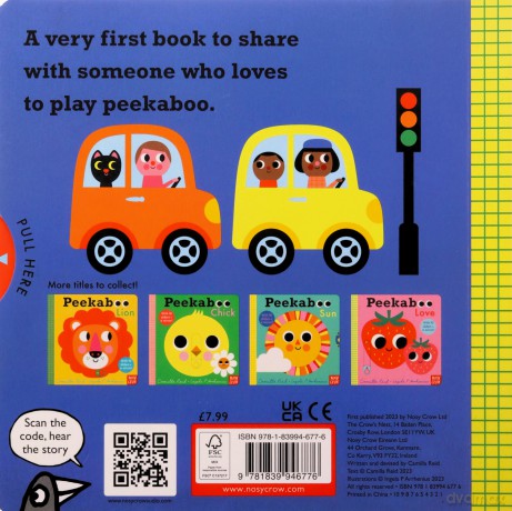 Peekaboo Car - Camilla Reid [KSIĄŻKA]