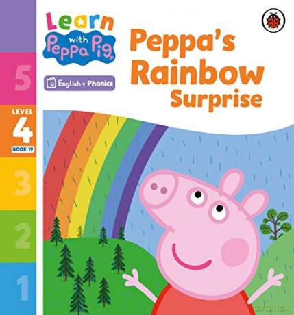 Peppas Rainbow Surprise Level 4 Book 19 - Peppa Pig [KSIĄŻKA]