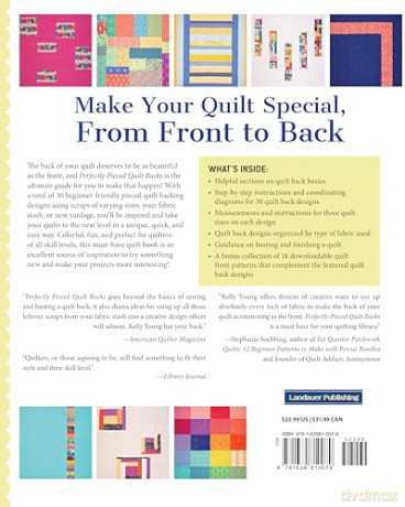 Perfectly Pieced Quilt Backs - Kelly Young [KSIĄŻKA]