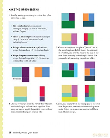 Perfectly Pieced Quilt Backs - Kelly Young [KSIĄŻKA]