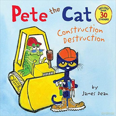 Pete The Cat Construction Destruction - James Dean [KSIĄŻKA]