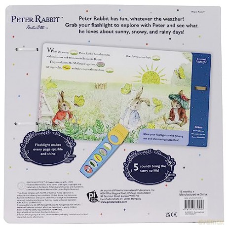 Peter Rabbit Flashlight Adventure Book - Pi Kids [KSIĄŻKA]