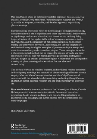 Phenomenology Of Practice - Max Van Manen [KSIĄŻKA]