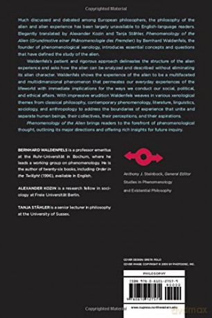 Phenomenology Of The Alien - Bernhard Waldenfels [KSIĄŻKA]