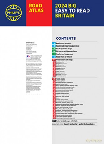 Philips Big Easy To Read Britain 2024 - Philips Maps [KSIĄŻKA]