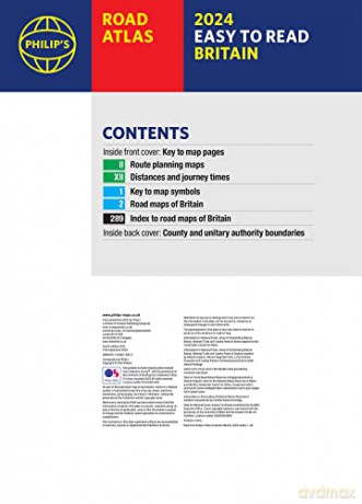 Philips Easy To Read 2024 - Philips Maps [KSIĄŻKA]