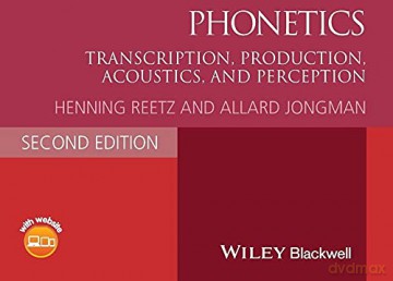 Phonetics 2nd Edition - Henning Reetz [KSIĄŻKA]