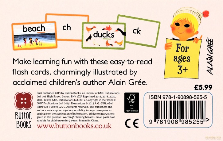 Phonics Flash Cards - Alain Gree [KSIĄŻKA]