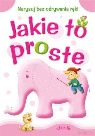 Jakie To Proste Słonik Papier Zmywalny [KSIĄŻKA]